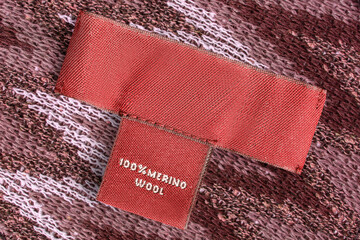 Fabric composition label