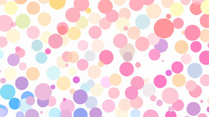 Pastel polka dot seamless pattern

