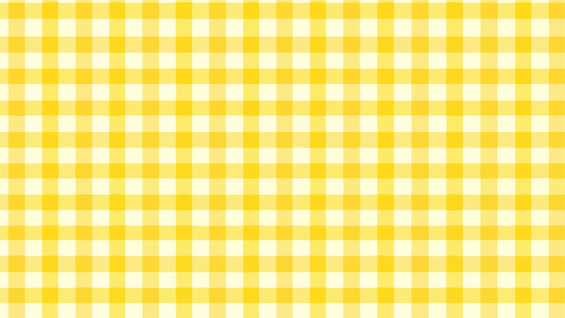 Yellow gingham background