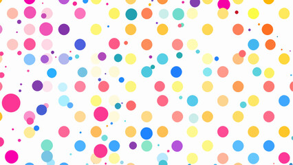 Polka dots background, seamless polka dots pattern