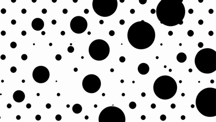 black and white dots