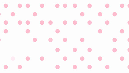 Pink polka dot background white background