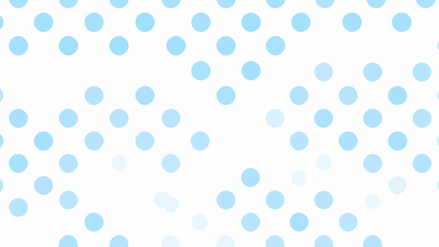 Blue polka dot background white background Vector
