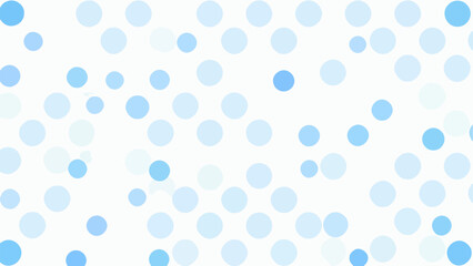 Blue Random Circles Seamless Pattern background Vector, seamless polka dots pattern