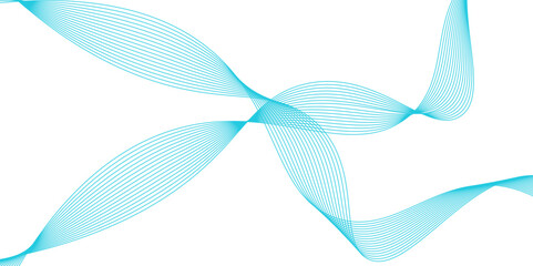 Abstract blue background with dynamic curved lines and gradient light texture, perfect for modern digital art and business web design