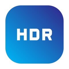 HDR symbol indicating High Dynamic Range setting.