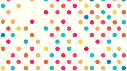 Polka dots background, seamless polka dots pattern
