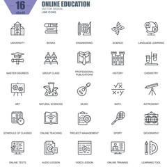 Flat Icons – Minimal Vector Set with Modern  Theme