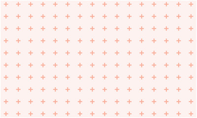Orange pink seamless background pattern vector with micro plus sign