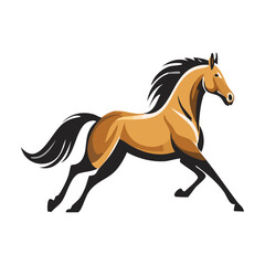 Elegant horse silhouette vectors and icons set featuring running horses, rearing pose, cowboy rider, and wild mustangs in black and white minimal design for versatile use