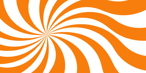 Modern seamless retro vintage burst sunrise sunbeam element spiral striped illustration. vector illustration circle light banner cartoon add design. Spiral radial striped backdrop design. 
