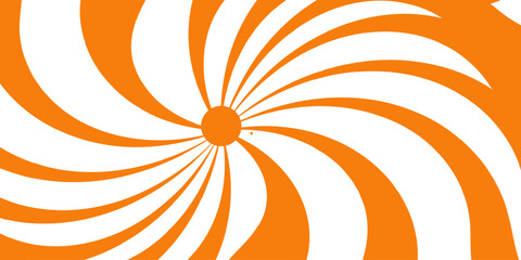 Modern seamless retro vintage burst sunrise sunbeam element spiral striped illustration. vector illustration circle light banner cartoon add design. Spiral radial striped backdrop design. 