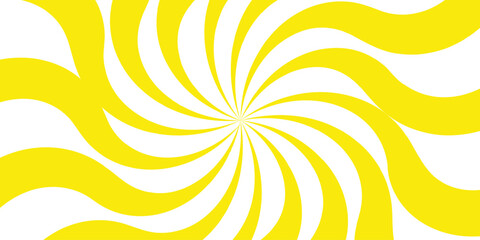 Modern seamless retro vintage burst sunrise sunbeam element spiral striped illustration. vector illustration circle light banner cartoon add design. Spiral radial striped backdrop design. 