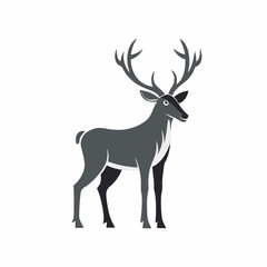 deer silhouette vector