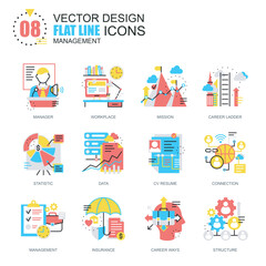 Flat Icon Set – Clean Vector Icons