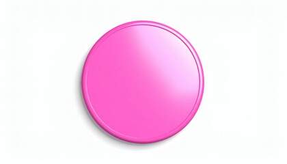 Pink Badge and Magnets for Promotional, Decorative, and Event Accessories