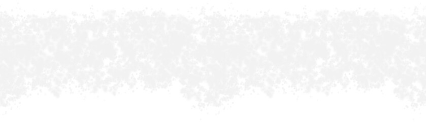 Snowflakes seamless border, Winter snowfall transparent background