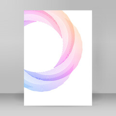 design brochure A4 format advertising, for new product newsletters, technology graphics, report...