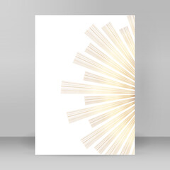 Easy editable vector spiral, wave lines. design brochure A4 format advertising, new product...