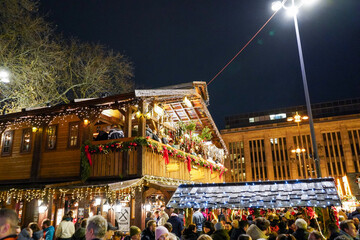 Side View People Enjoying Meal
