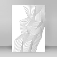 Design brochure A4 format advertising, for new product newsletters, technology graphics, report...