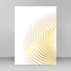 Easy editable jpg layout. design brochure A4 format advertising, for new product newsletters,...