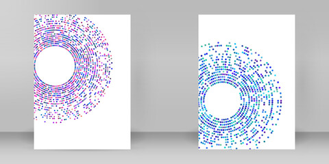 Easy editable eps design brochure A4 format advertising, new product newsletters, technology...