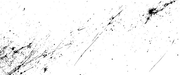 Vector black and white grunge background stock brush strokes,