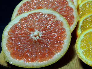 orange and lime