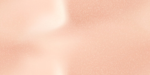 Gradation seamless bg with satin texture peach fuzz color. Aesthetic soft gradient mesh background with noise pattern. Elegant nude pastel fon. Summer wedding backdrop. Vector illustration