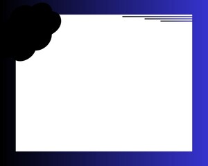 Blank background with border for business or presentation