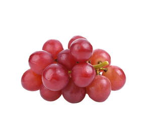 Red grape isolated on wtransparen png.