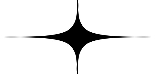 Minimal Vertical Radiant Star Element