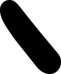 Playful Hand Drawn Comma Symbol Element