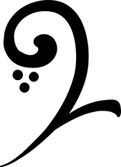 Floral Curl Hand Drawn Swirl Motif