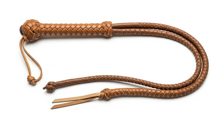 Obraz premium A whip isolated on white
