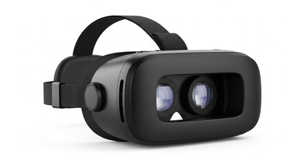 VR or AR glasses isolated on white 