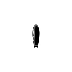 Shilouette Surfing Icon Set