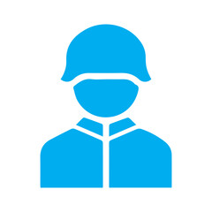 Army Soldier colored icon