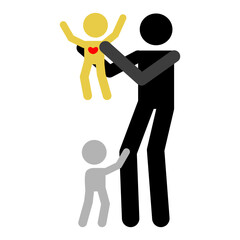 Parental favoritism icon