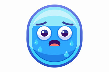 crying emoji glass foggy eyes