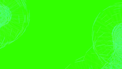 Light Green Abstract Drops