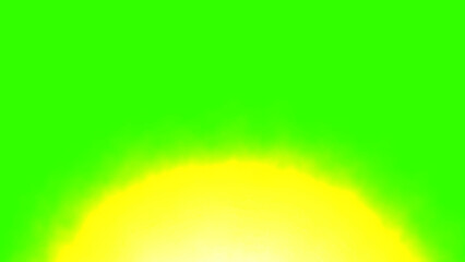 Rotating Green Abstract Shape