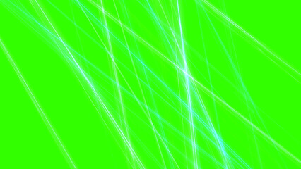 Wavy Green Fiber Optics