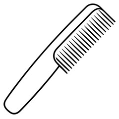  comb on white background