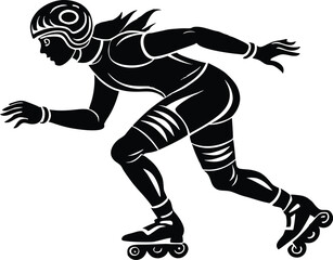 Roller Skate Vector Art, Roller Skate Icon