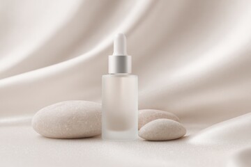 Exosome Essence Dropper in Elegant Skincare Flatlay