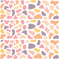 Blob shape organic, vector illustration set. Collection from abstract forms for design and paint. Liquid silhouette drop in modern style.