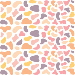 Blob shape organic, vector illustration set. Collection from abstract forms for design and paint. Liquid silhouette drop in modern style.