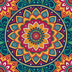 vibrant pakistani truck art pattern forming a man